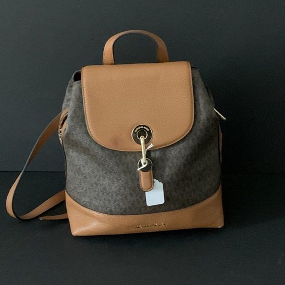 Michael Kors Handbags - Michael Kors Signature Raven Backpack $200 OR BEST OFFER!!